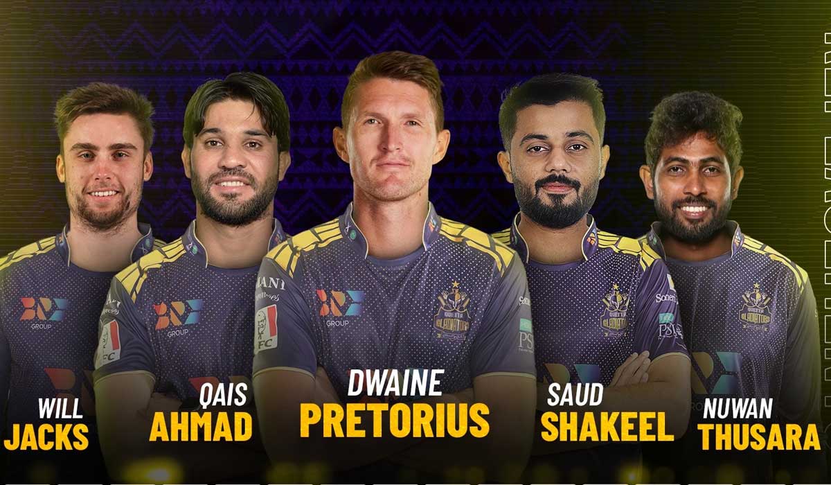 New signings in the Quetta Gladiators team. — Twitter/@TeamQuetta