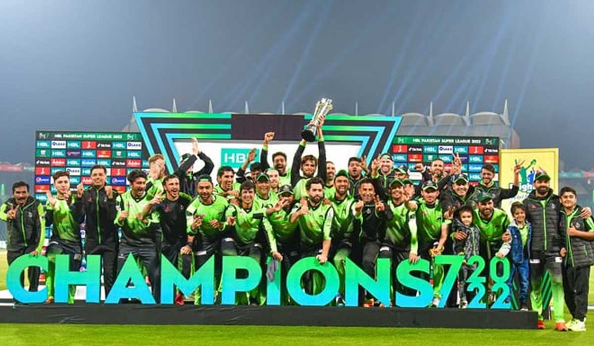A photograph of Lahore Qalandars from PSL 7. — Twitter/@lahoreqalandars