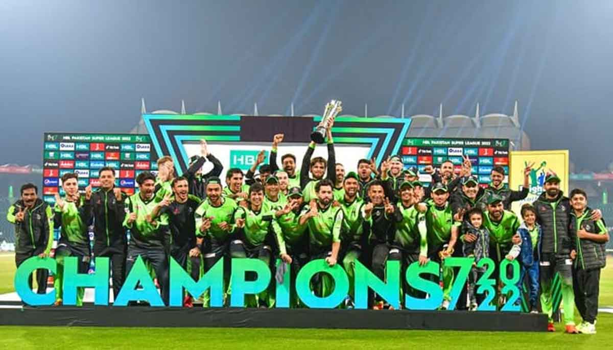 A photograph of Lahore Qalandars from PSL 7. — LahoreQalandars