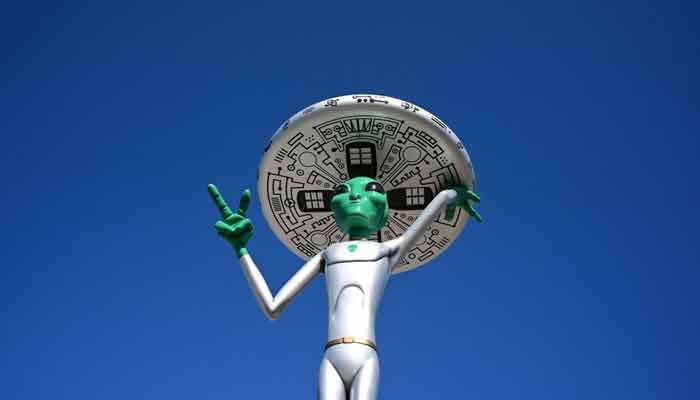 A representational image of an alien statue. — AFP/File