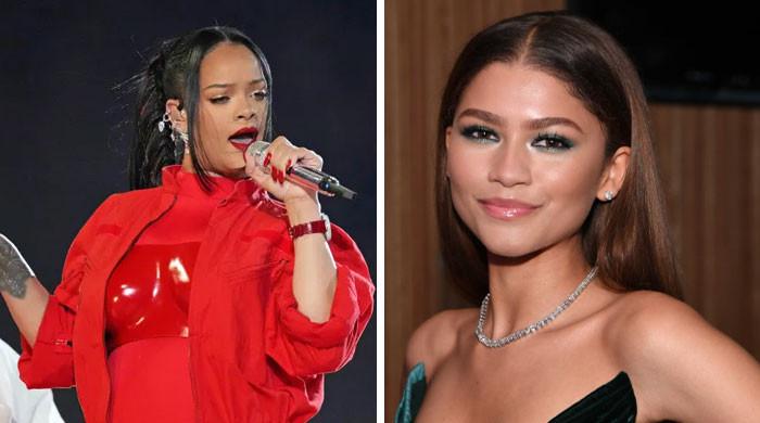 Zendaya shares her reaction to Rihanna’s Super Bowl Halftime show