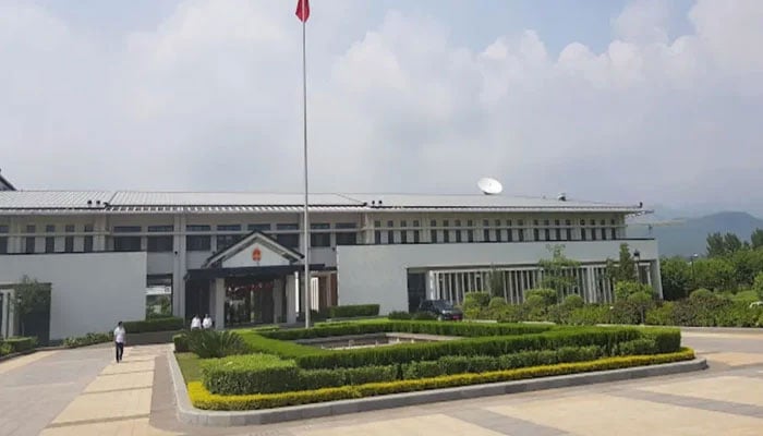 Chinese Embassy in Islamabad. — Twiiter/File