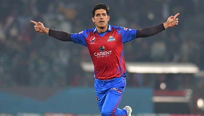 Karachi Kings pacerMir Hamza. — PSL/File