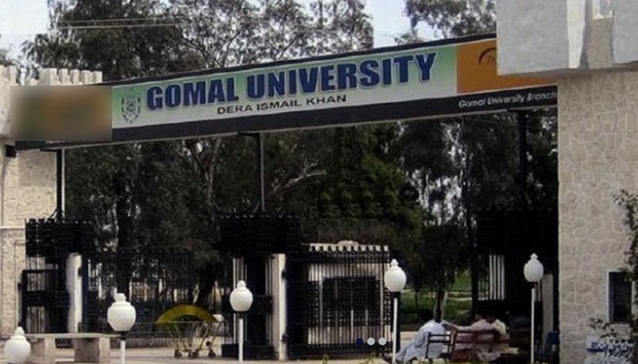 Gomal Universitys entrance. — The universitys official website/File