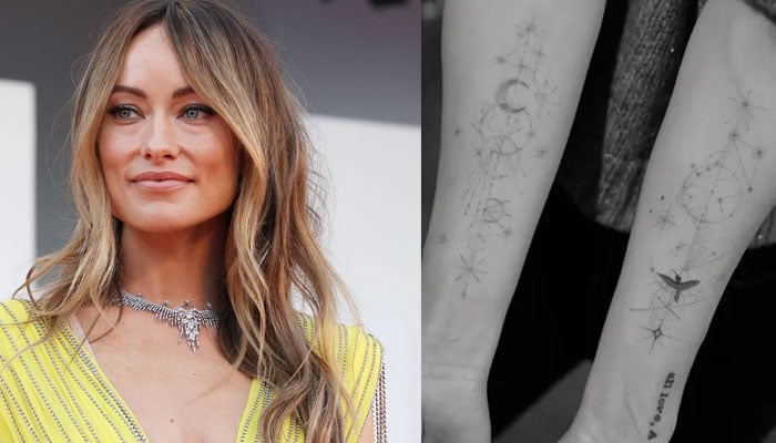Olivia Wilde flaunts her new tattoo completing the balance