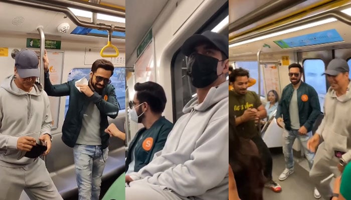 Akshay and Emraan promote Selfiee in Mumbai Metro