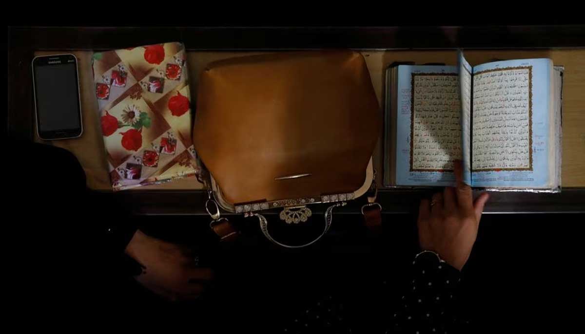 Afghan women learn how to read the Holy Quran in a seminary in Kabul, October 8, 2022. — Reuters