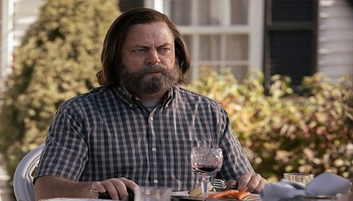 Nick Offerman gets busy with tools on ‘The Last Of Us’ set
