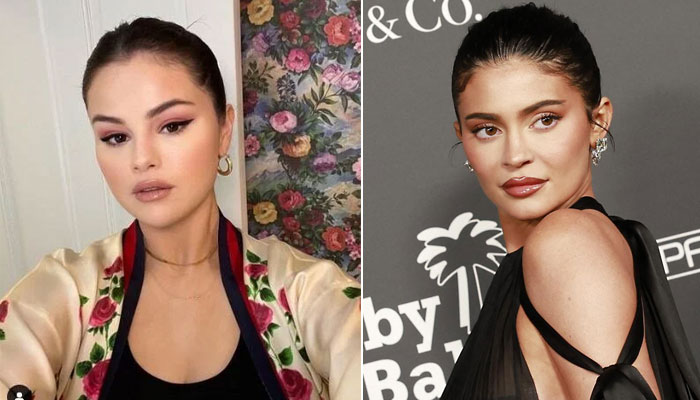 Kylie Jenner dismisses rumors that she shaded Selena Gomez on her eyebrows,