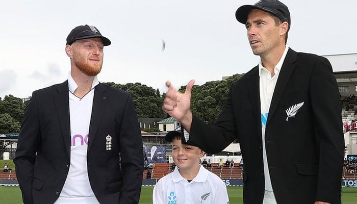 New Zealand win the coin toss and opt to play in the second Test against a fiery England.  Twitter/ICC
