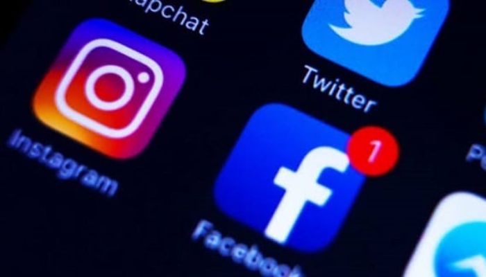 A phone screen shows Facebook app and Instagram app.— Reuters/file