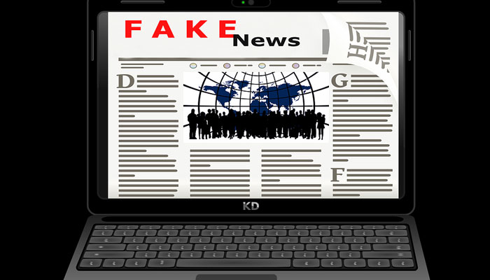 A representational image showing fake news. — Pixabay