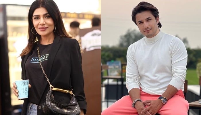 Pakistani actress Iffat Omar (left) and singer Ali Zafar. — Instagram/@iffatomarofficial/@ali_zafar