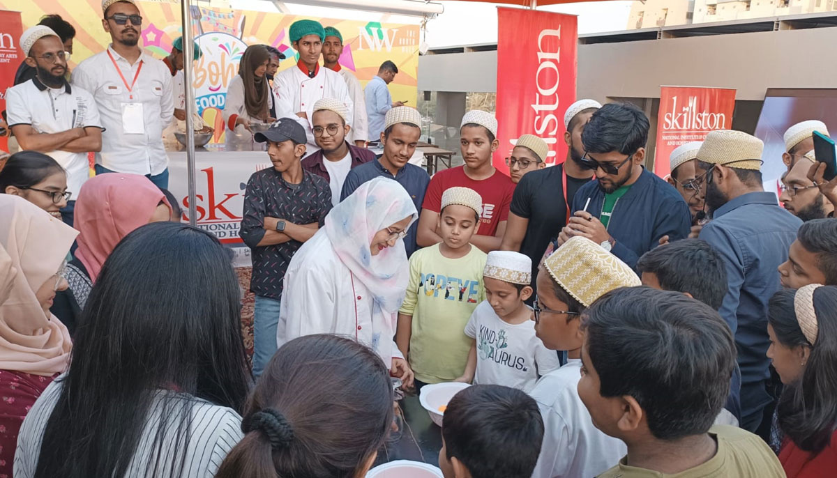 People during the second day of the Bohra Food Festival in Karachi on February 25, 2023. — By the author