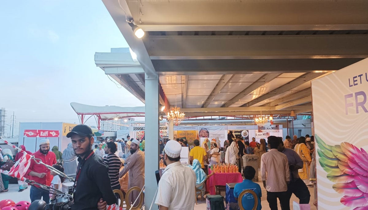 People during the second day of the Bohra Food Festival in Karachi on February 25, 2023. — By the author