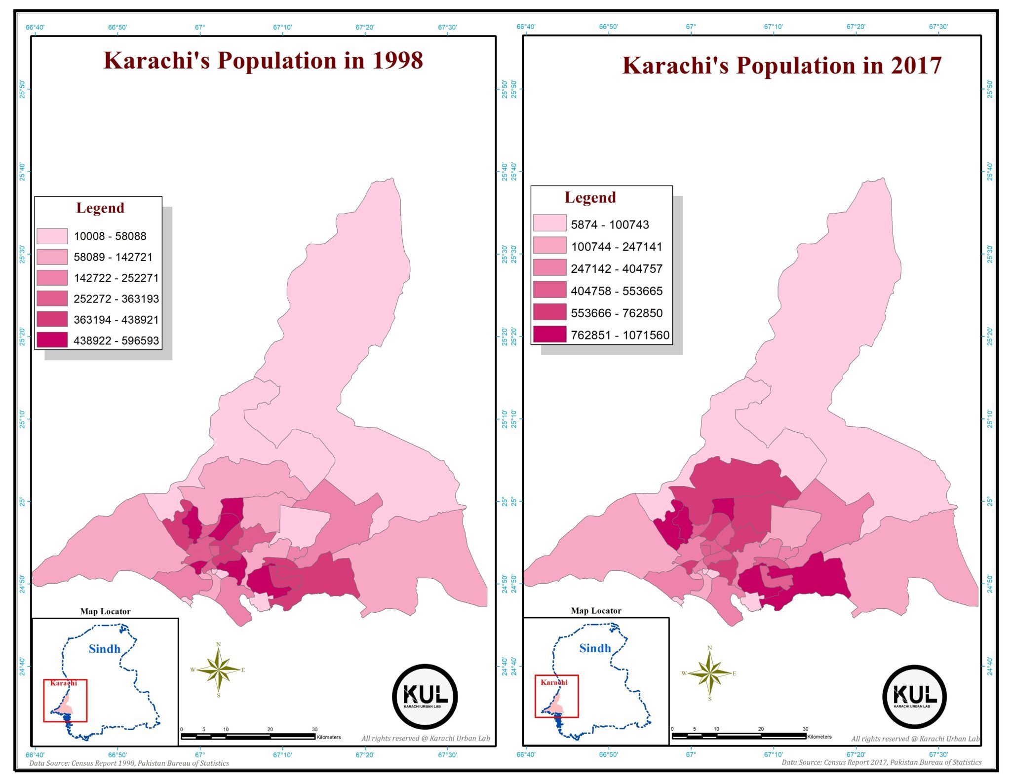 Karachis population map. — Karachi Urban Lab