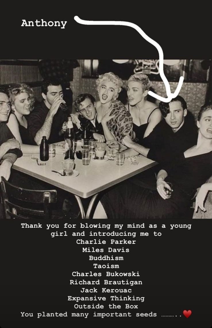 Madonna pays emotional tribute to her late brother Anthony Ciccone