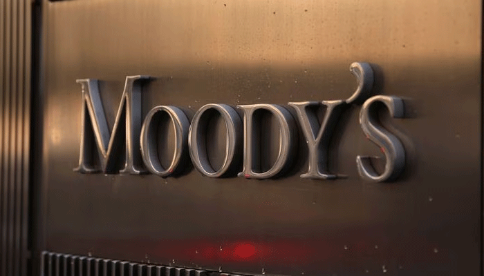 Signage is seen outside Moodys Corporation headquarters in Manhattan, New York, US, November 12, 2021. — Reuters