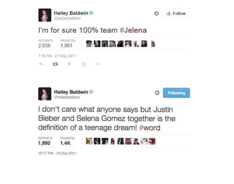 Hailey Bieber was a supporter of Justin Bieber and Selena Gomez’s romance: Report