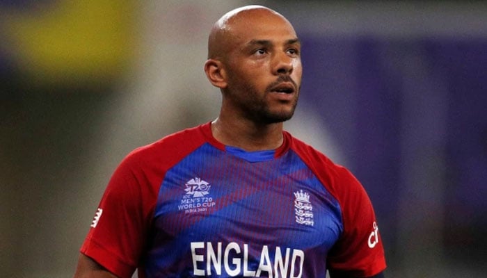 Undated photograph of Englands Tymal Mills. — Reuters