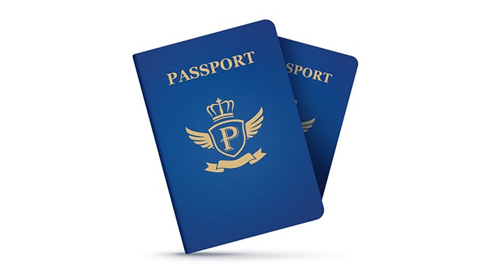 Representational image of a passport. — Clipart Library