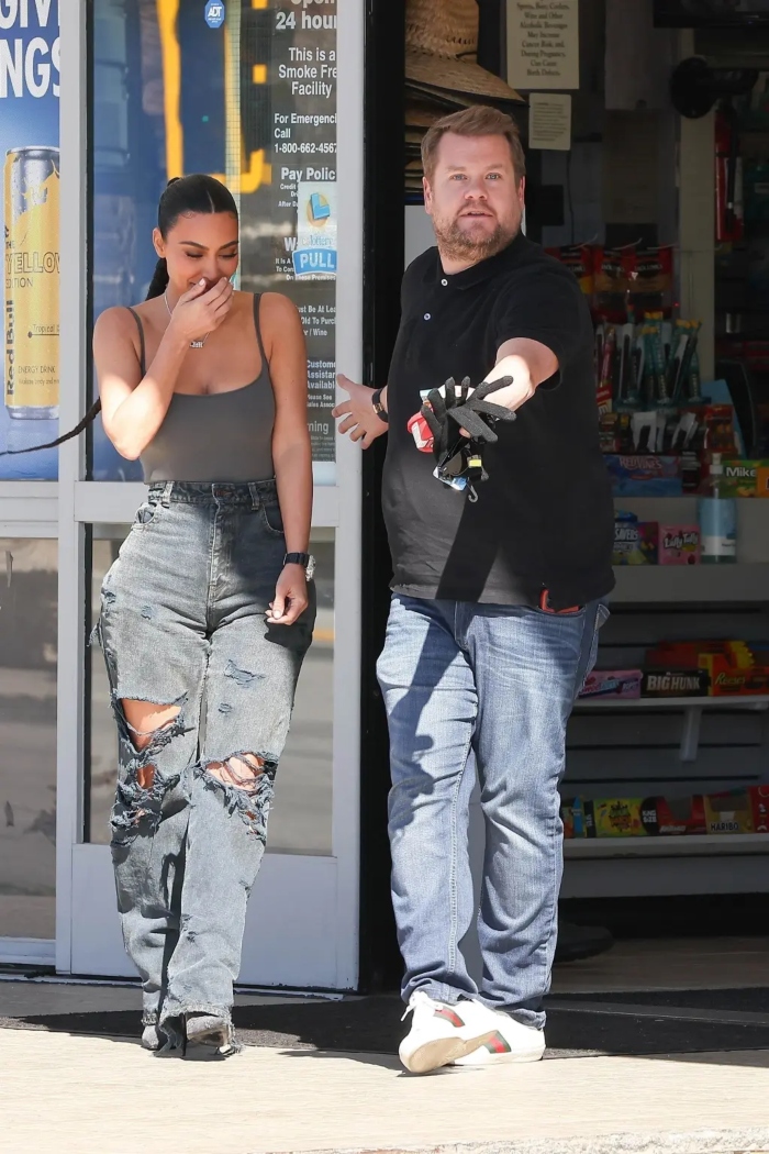 Kim Kardashian joins James Corden on ‘Carpool Karaoke’ shooting in Malibu