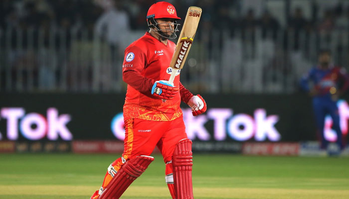 PSL team Islamabad United’s batter Azam Khan. Twitter/IsbUnited