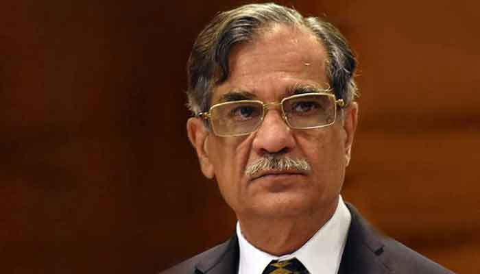 Former chief justice of Pakistan Saqib Nisar. Photo: Reuters