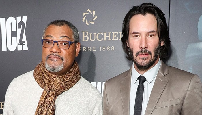Keanu Reeves and Laurence Fishburne hint at possible comedy project