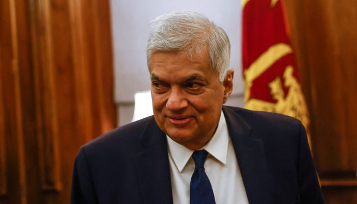 Sri Lankas President Ranil Wickremesinghe looks on during an interview at the Presidential Secretariat in Colombo, Sri Lanka. — Reuters/File