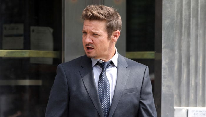 Jeremy Renner pictured in public for first time since snowplough accident