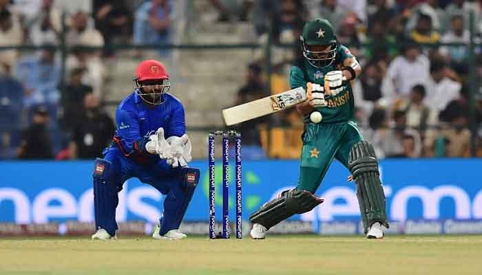Pakistan play against Afghanistan during Asia Cup in Abu Dhabi on September 22, 2018. — Twitter/ICC
