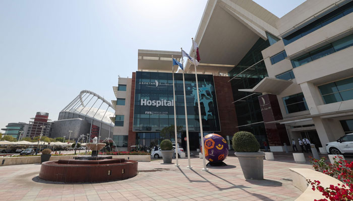 A general view of the Aspetar Orthopaedic and Sports Medicine Hospital in Doha on March 7, 2023, where Paris Saint-Germain´s Brazilain forward Neymar is expected to undergo surgery on his injured ankle. AFP/File