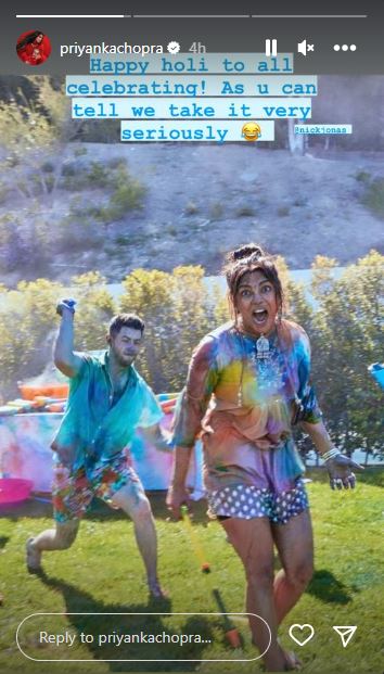 Priyanka Chopra, Nick Jonas celebrate Holi with Preity Zinta in LA: See pics