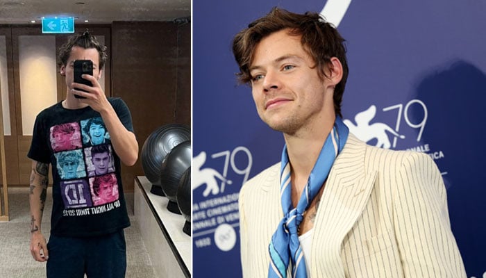 Harry Styles breaks silence on posting One Direction T-shirt selfie online