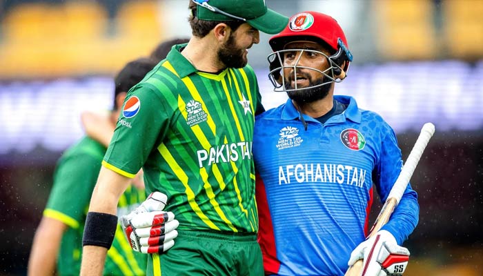 Pakistans Shaheen Shah Afridi (left) and Afghanistans Usman Ghani can be seen in this undated photo. — ICC/File