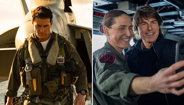 Tom Cruise clicks selfies with US Navy sailors during ‘Top Gun: Maverick’ special screening