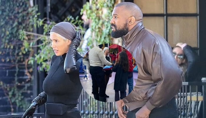 Kanye West takes daughter North West to Universal Studios with new wife ...