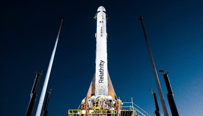 The world’s first 3D-printed rocket is scheduled to blast off from Florida. — AFP