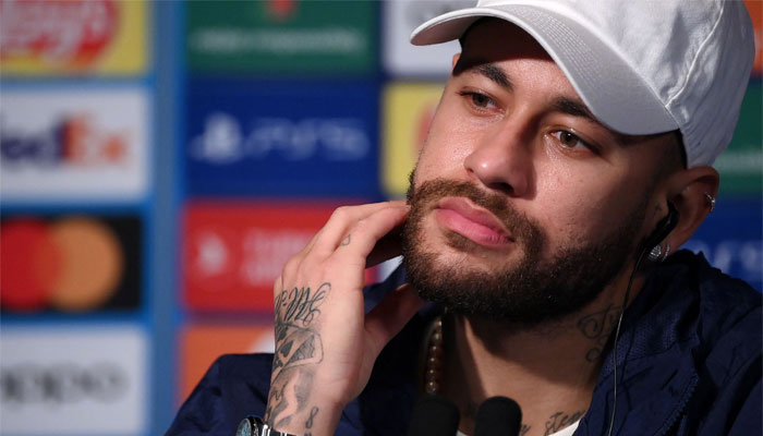 In this file photo taken on February 13, 2023, Paris Saint-Germain´s Brazilian forward Neymar attends a press conference at the Parc des Princes stadium in Paris, on the eve of the UEFA Champions League round of Last 16 First leg football match against FC Bayern Munich. — AFP/file