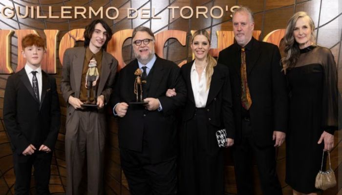 Guillermo del Toro wins best animated feature film for Pinocchio