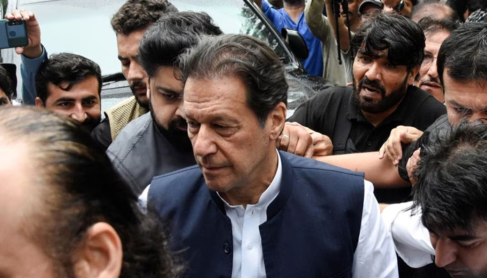 Pakistans former Prime Minister Imran Khan arrives to appear before a court to extend pre-arrest bail, in Islamabad, Pakistan. — Reuters/File