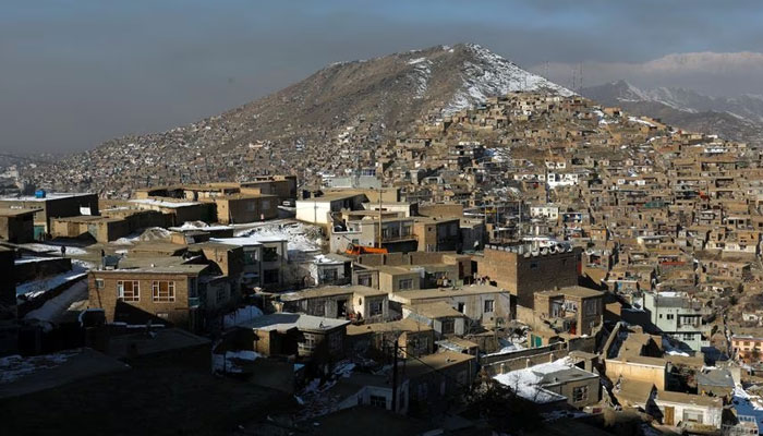 A general view of the houses on the TV mountain in Kabul, Afghanistan, January 25, 2023. — Reuters