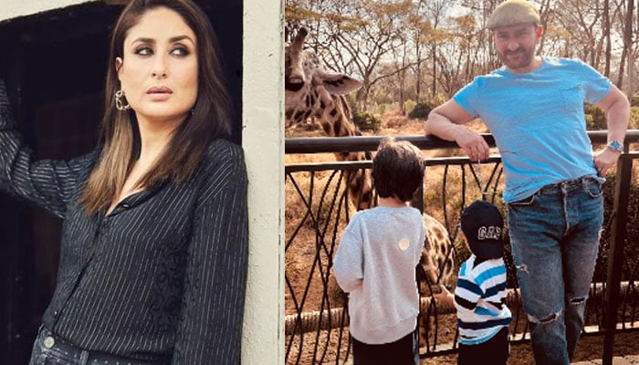 Kareena Kapoor, Saif Ali Khan and kids go to a fun wildlife adventure trip in Africa