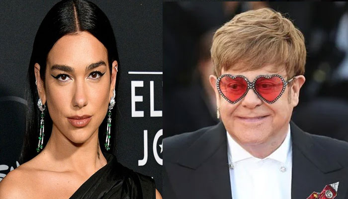 Elton John gushes over Dua Lipa at 31st Annual Academy Award viewing party