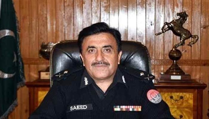 Former GB IGP Muhammad Saeed Wazir. — Twitter/OwaisLateef