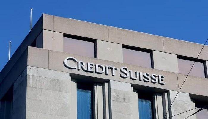 A logo is pictured on the Credit Suisse bank in Geneva, Switzerland, March 15, 2023. — Reuters/File
