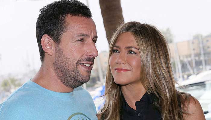 Adam Sandler says he pushed Jennifer Aniston off the Eiffel Tower during shooting