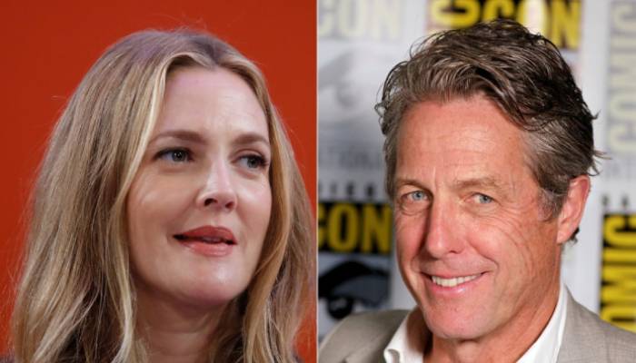 Drew Barrymore shares playful reaction to Hugh Grant’s singing comments: Watch
