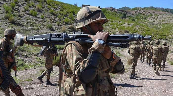 Security forces gun down three terrorists in Balochistan’s Awaran